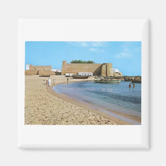 Tunisia  hammamet Beach Magnet (Front)