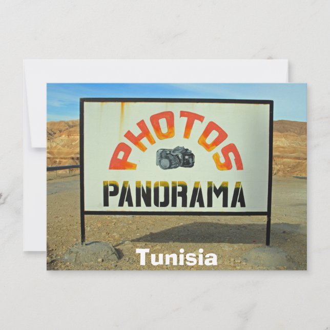 Tunisia photo-stop Card (Front)