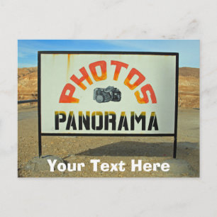 Tunisia photo-stop customisable postcard