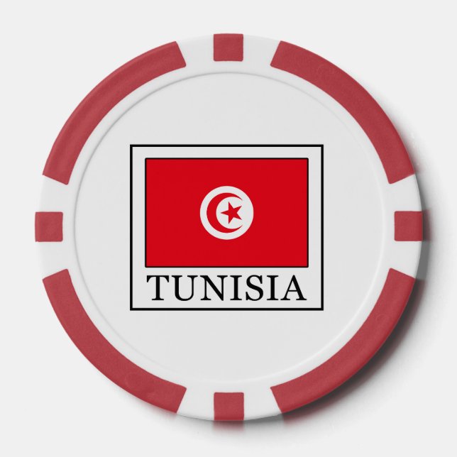Tunisia Poker Chips (Front)