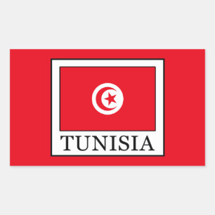 Tunisia Rectangular Sticker