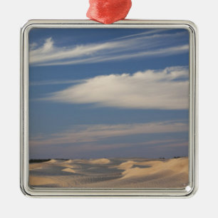 Tunisia, Sahara Desert, Douz, Great Dune, dusk 2 Metal Tree Decoration