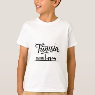 Tunisia Skyline Travel Vacation Outfits T-Shirt