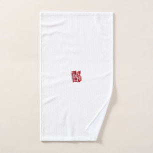Tunisia Soccer 2026 Soccer Bold Country Typography Hand Towel