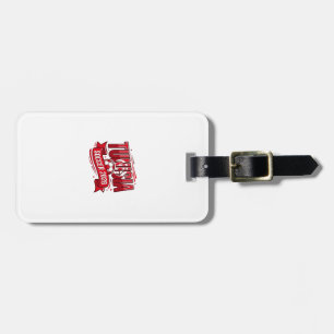 Tunisia Soccer 2026 Soccer Bold Country Typography Luggage Tag