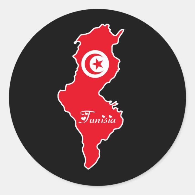 Tunisia Sticker (Front)