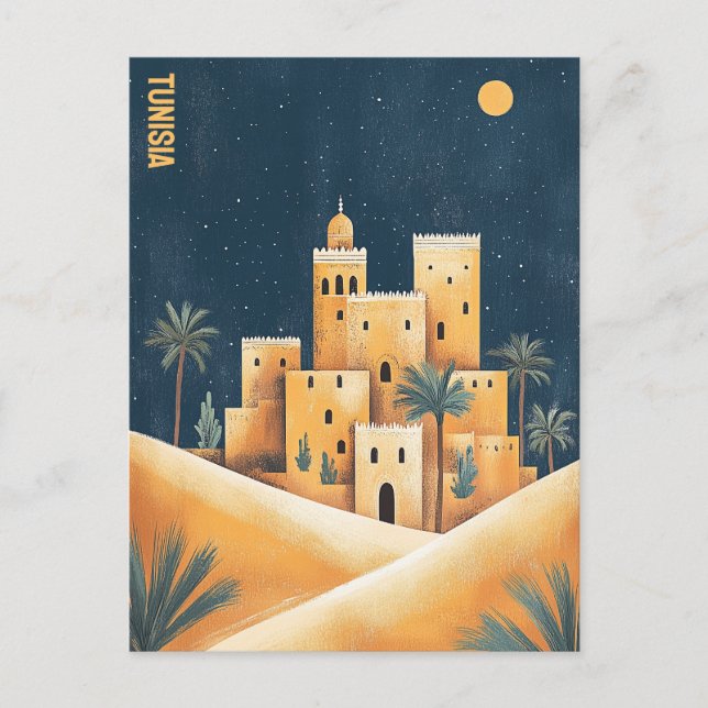 Tunisia Travel Postcard (Front)
