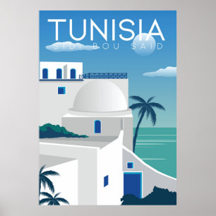 Tunisia Travel Poster