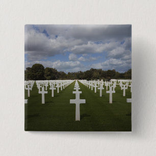 Tunisia, Tunis, Carthage, US World War Two-era 2 15 Cm Square Badge