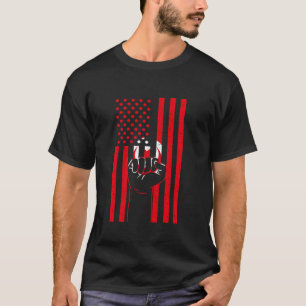Tunisia USA America Handfist Tunisian Pride Tunisi T-Shirt