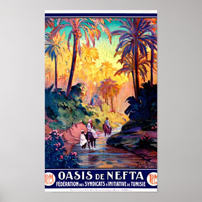Tunisia Vintage Poster Restored (Front)