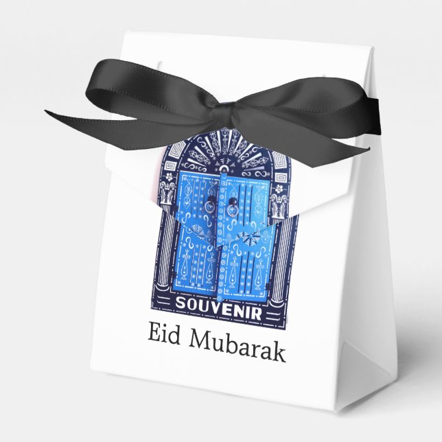 Tunisian door Tent Favour Box (Front Side)