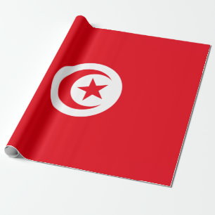 Tunisian Flag (Tunisia) (Islamic Crescent) Wrapping Paper