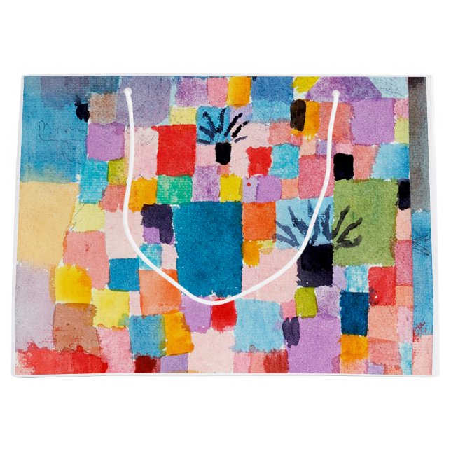 Tunisian Garden, Klee Large Gift Bag (Front)