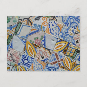 Tunisian Tiles Postcard