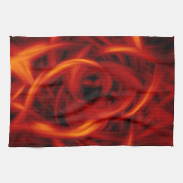 Tunnel Fire Tea Towel (Horizontal)