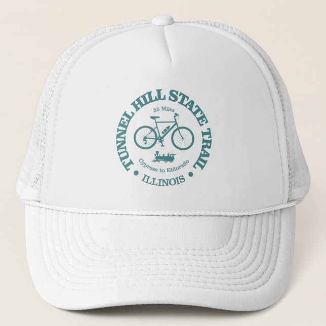 Tunnel Hill State Trail (cycling) Trucker Hat (Front)