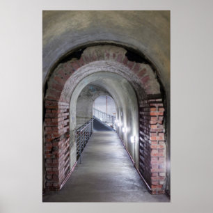 Tunnel In A Nazi Air-Raid Bunker Poster