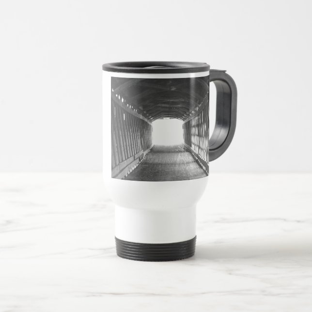 Tunnel of Light Travel Mug (Front Right)