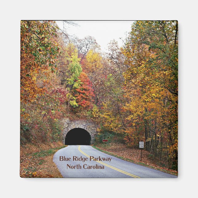 Tunnel on North Carolina's Blue Ridge Parkway, Magnet (Front)