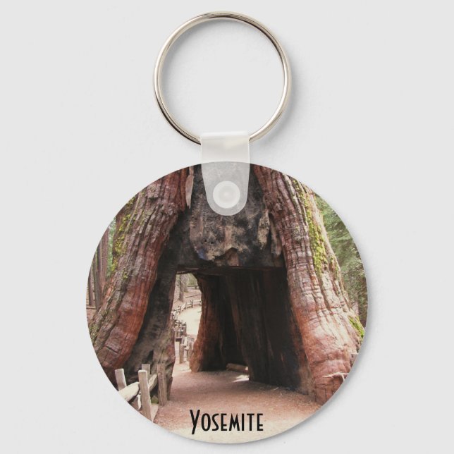 Tunnel Tree- Yosemite Key Ring (Front)
