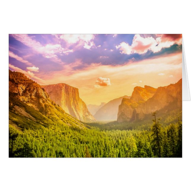 Tunnel View of Yosemite National Park (Front Horizontal)