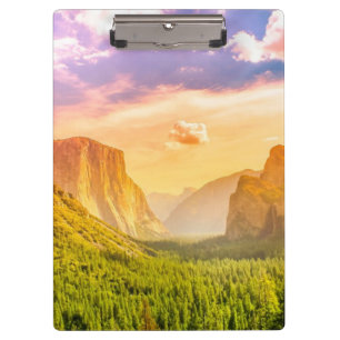 Tunnel View of Yosemite National Park Clipboard