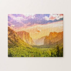 Tunnel View of Yosemite National Park Jigsaw Puzzle
