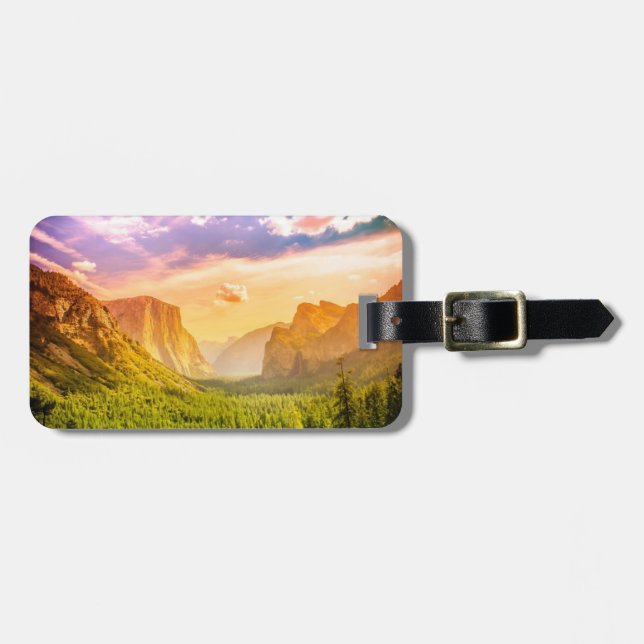 Tunnel View of Yosemite National Park Luggage Tag (Front Horizontal)