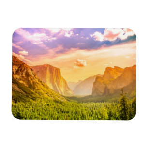 Tunnel View of Yosemite National Park Magnet
