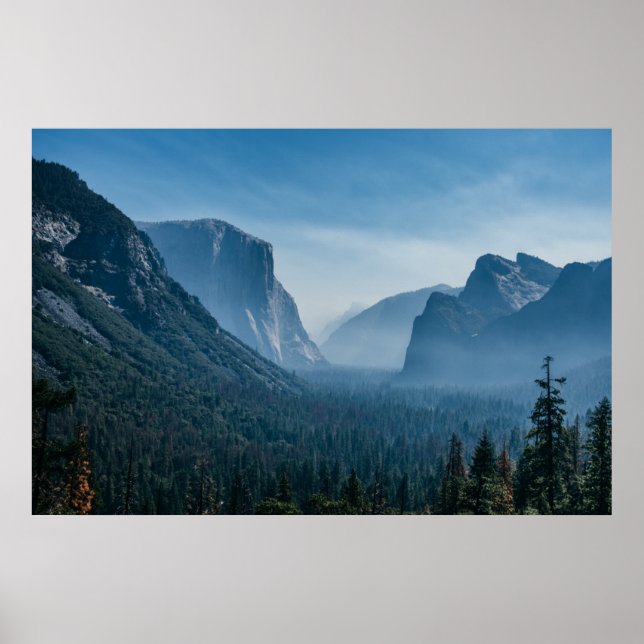 Tunnel View of Yosemite Poster (Front)