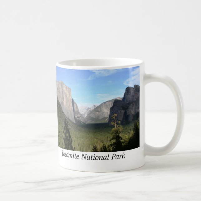 Tunnel view, Yosemite National Park Coffee Mug (Right)