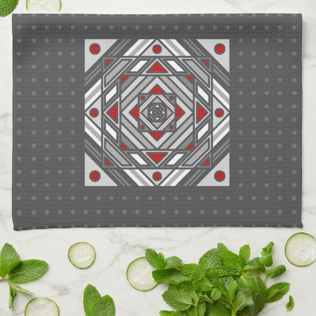 Tunnel Vision Hand Towel (Folded)