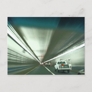 tunnel vision postcard