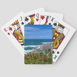 Tunnels Beach as seen from the Kalalau Trail Playing Cards