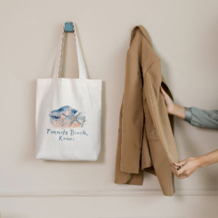 Tunnels Beach Kauai Seashells  Tote Bag