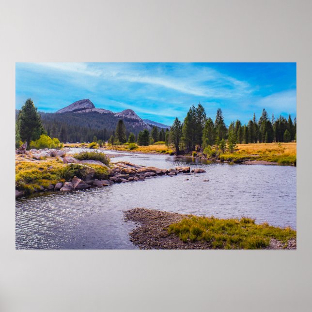 Tuolumne Meadow Poster | Yosemite Landscape (Front)