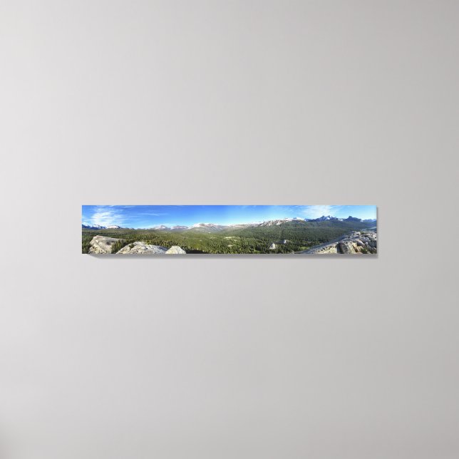 Tuolumne Meadows from Lembert Dome 3 - Yosemite Canvas Print (Front)