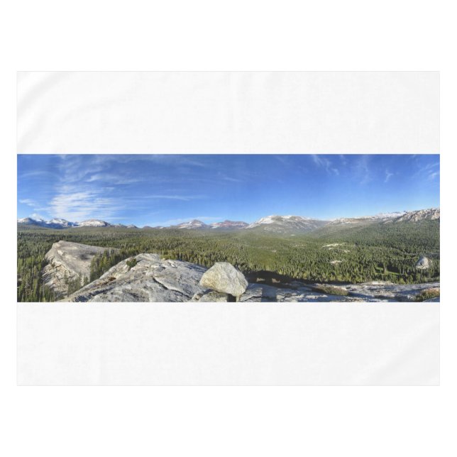 Tuolumne Meadows from Lembert Dome 3 - Yosemite Tablecloth (Front (Horizontal))