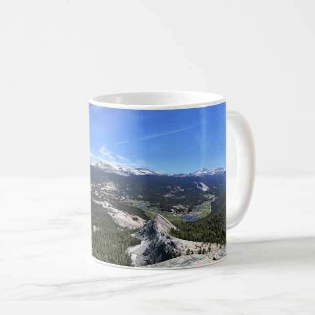 Tuolumne Meadows Panorama from Fairview Dome - Yos Coffee Mug (Front Right)