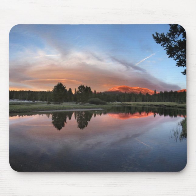 Tuolumne Meadows Sunset - Yosemite John Muir Trail Mouse Pad (Front)