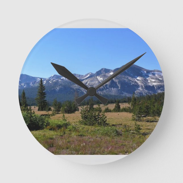 Tuolumne Meadows, Yosemite, CA Round Clock (Front)