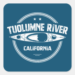 Tuolumne River, California Square Sticker