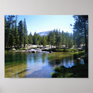 Tuolumne River in Tuolumne Meadows, Yosemite, CA Poster