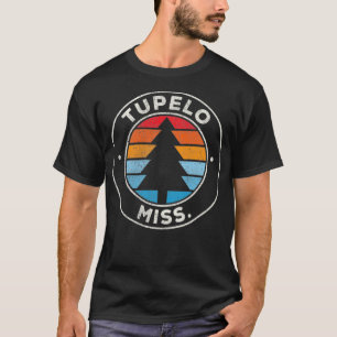 Tupelo Mississippi MS Vintage Graphic Retro 70s Pu T-Shirt