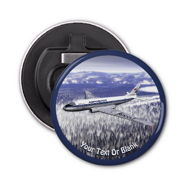 Tupolev (Туполев) Tu-104 Airliner Bottle Opener (Front)