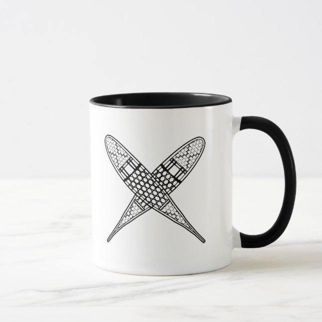 Tupper Lake is Calling - Snowshoes Mug (Right)