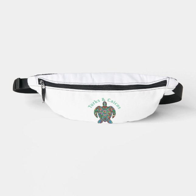 Tur Caicos Tribal Turtle Bum Bags (Front)