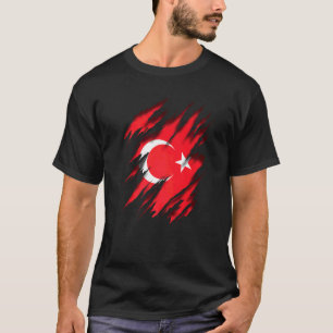 Tur Turk Bayragi Bayrak Turkish Flag Turkey T-Shirt