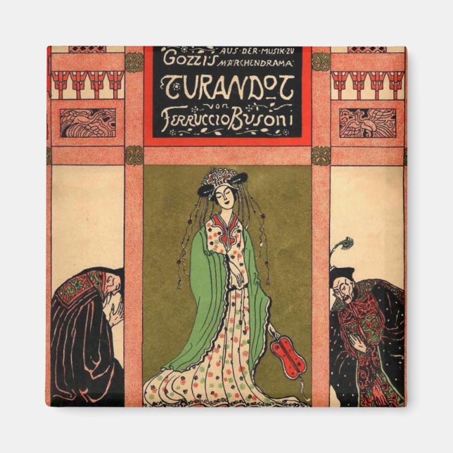 Turandot, a Puccini Opera Magnet (Front)